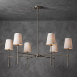 Belcourt Metal Round Chandelier With Fabric Shades - Image 11