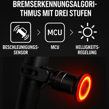 Bicycle Rear Light With LED Brake And Tail Modes - Image 3