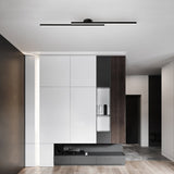 Black Wave Shaped LED Flush Mount Light Non-Dimmable - Image 8
