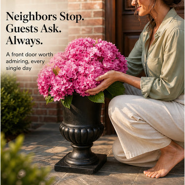 Bramblewick Uv-Resistant Weatherproof Artificial Hydrangea Bouquet - Image 9