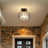 Cage Ceiling Light With Crystal Rods - Image 4
