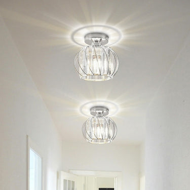 Cage Ceiling Light With Crystal Rods - Image 8