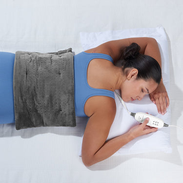 Calming Heat Massaging Weighted Heating Pad With Automatic Safety Shutoff - Image 1