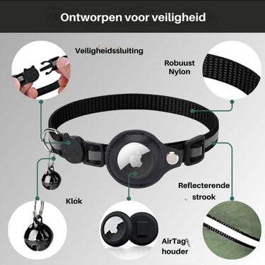 Cat GPS Tracker Collar With Reflective Design For Enhanced Visibility At Night And Quick Release Closure To Prevent Choking Hazards - Image 4