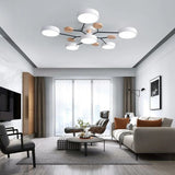 Charlie Contemporary Round Iron Chandelier - Image 11