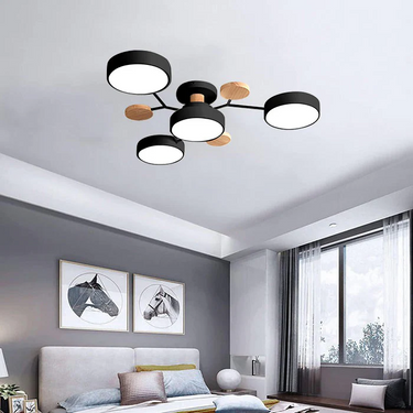 Charlie Contemporary Round Iron Chandelier - Image 13