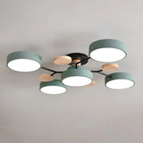 Charlie Contemporary Round Iron Chandelier - Image 3