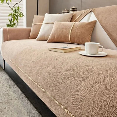 Chenille Sofa Cover With Non-Slip Backing - Image 7
