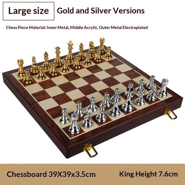 Chess Set With Folding Board Solid 52 X 52 - Image 7