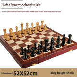 Chess Set With Folding Board Solid 52 X 52 - Image 8