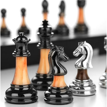 Chess Set With Folding Board Solid 52 X 52 - Image 9