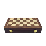 Chess Set With Solid Wood Folding Board And Large Pieces - Image 5