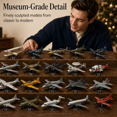 Christmas 24 Collectible Aircraft Advent Calendar With 24 Days Of Planes Jets And Helicopters - Image 9