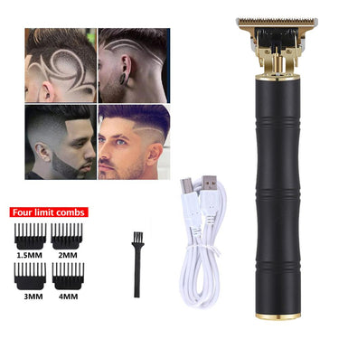 Christmas Hair Trimmer Wireless Pro Cordless Electric Razor With Fast Charging For Men - Image 7