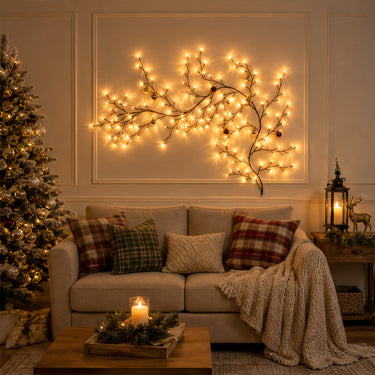 Christmas LED Branch Wall Light - Image 3