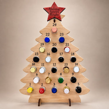 Christmas Tree Bottle Advent Calendar With 24 Compartments - Image 5
