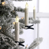 Clip On Christmas Candles With Realistic Flame Effect - Image 3