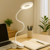 Clip-On LED Reading Lamp With Adjustable Neck And USB Power - Image 1