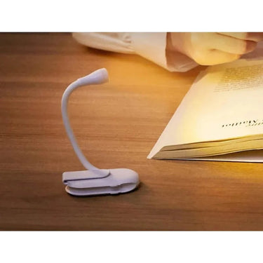 Clip On Reading Lamp With Flexible Arm And Battery Power - Image 3