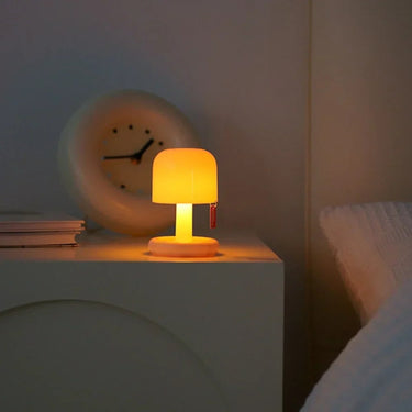 Cordless Mushroom Table Lamp With Portable Mood Lighting - Image 5