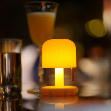 Cordless Mushroom Table Lamp With Portable Mood Lighting - Image 8
