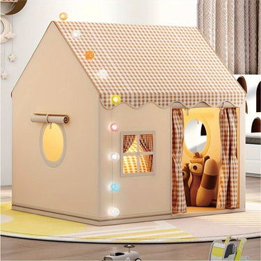 Cozy Indoor Play Tent For Kids Lightweight Playhouse With Soft Fabric Easy Setup And Carry Bag - Image 2
