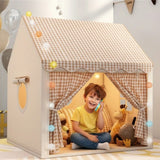 Cozy Indoor Play Tent For Kids Lightweight Playhouse With Soft Fabric Easy Setup And Carry Bag - Image 5