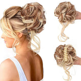 Curly Clip In Hair Bun For Instant Volume With Natural-Looking Curls - Image 10