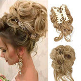 Curly Clip In Hair Bun For Instant Volume With Natural-Looking Curls - Image 11