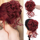 Curly Clip In Hair Bun For Instant Volume With Natural-Looking Curls - Image 18
