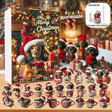 Dachshund Christmas Dog Advent Calendar With 24 Themed Toys And Accessories - Image 5