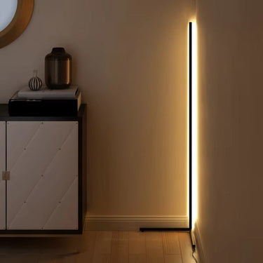 Dimmable LED Corner Floor Lamp With Remote Control - Image 2
