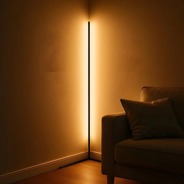 Dimmable LED Corner Floor Lamp With Remote Control - Image 3