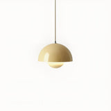 Dome Metal Pendant Light With Flowerpot Design - Image 11