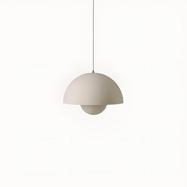 Dome Metal Pendant Light With Flowerpot Design - Image 3