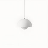 Dome Metal Pendant Light With Flowerpot Design - Image 4