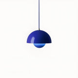 Dome Metal Pendant Light With Flowerpot Design - Image 8