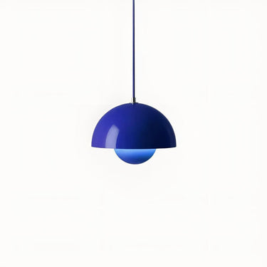 Dome Metal Pendant Light With Flowerpot Design - Image 8
