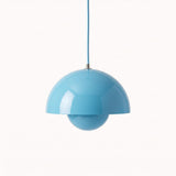 Dome Metal Pendant Light With Flowerpot Design - Image 9