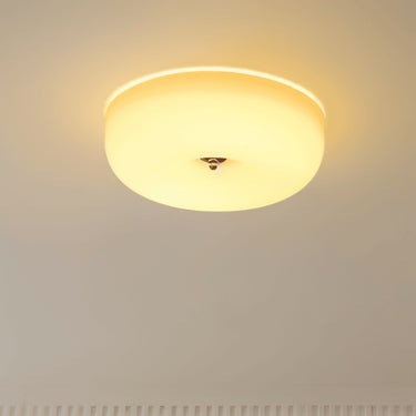 Donut Ceiling Light With Smooth Glass Dome Shade - Image 4