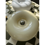 Donut Ceiling Light With Smooth Glass Dome Shade - Image 6