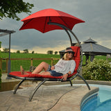 Dream Chair Lounger With Oversized Canopy And Curved Legs For Backyard Relaxation - Image 2