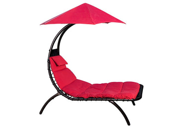Dream Chair Lounger With Oversized Canopy And Curved Legs For Backyard Relaxation - Image 4