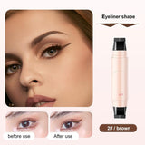 Dual-Head Eyeliner Pen For Effortless Cat-Eye And Perfect Wing In Seconds - Image 8