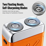 Dual Rotary Head Compact Pocket Shaver With Self-Sharpening Blades - Image 3