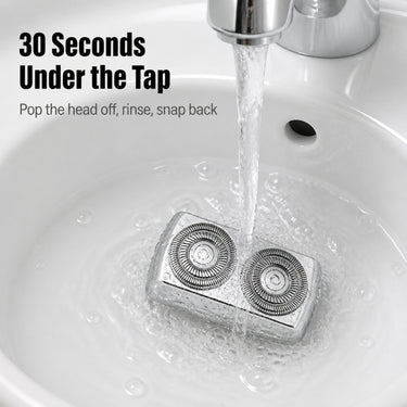 Dual Rotary Head Compact Pocket Shaver With Self-Sharpening Blades - Image 7