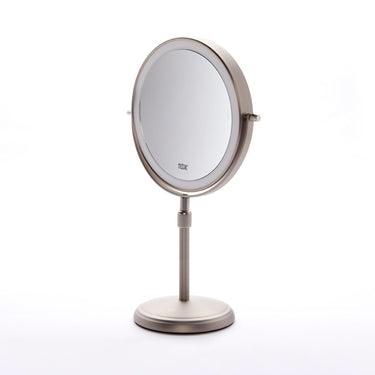 Dual-Sided Adjustable Vanity Mirror With 10X Magnification And LED Lighting - Image 4