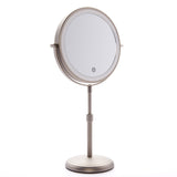Dual-Sided Adjustable Vanity Mirror With 10X Magnification And LED Lighting - Image 6