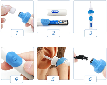 Electric Ear Wax Remover For Kids With Soft Bpa-Free Heads - Image 6