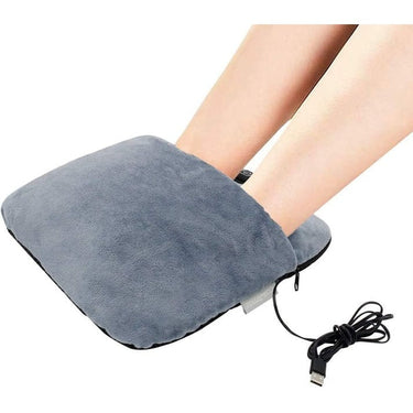 Electric Foot Massager With Shiatsu Vibration Heat Settings And Plush Warmer Pouch - Image 2